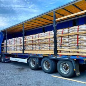 Wood pellets 60 bags per ton. Min order 10 ton